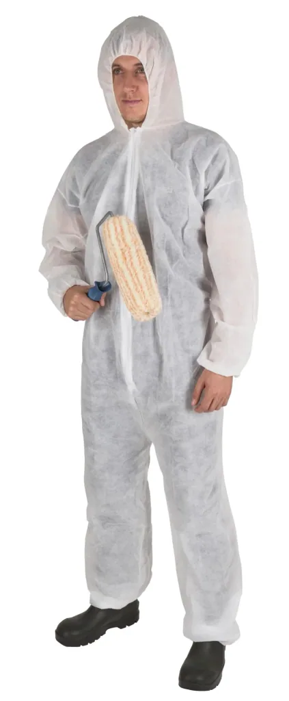 Disposable overalls white, size XXL