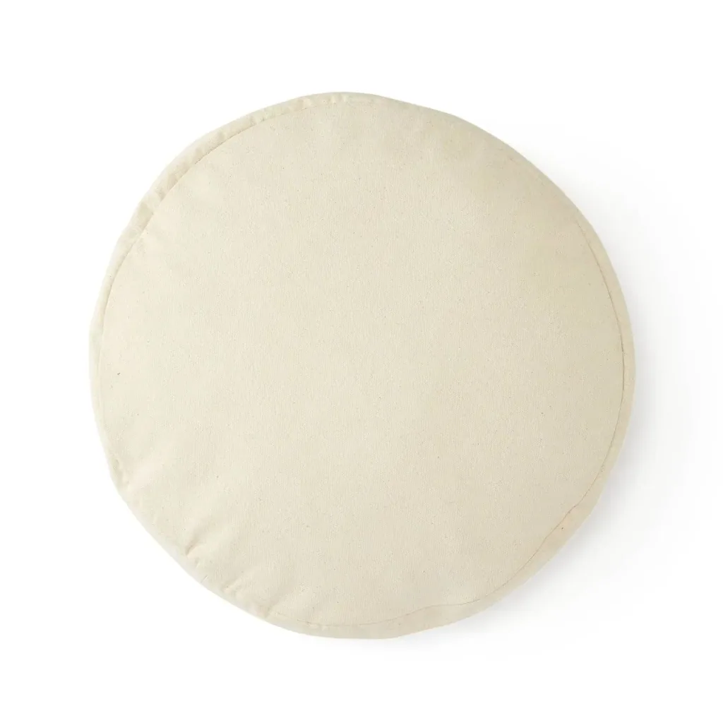 Kids Concept vloerkussen rond 40cm, licht beige