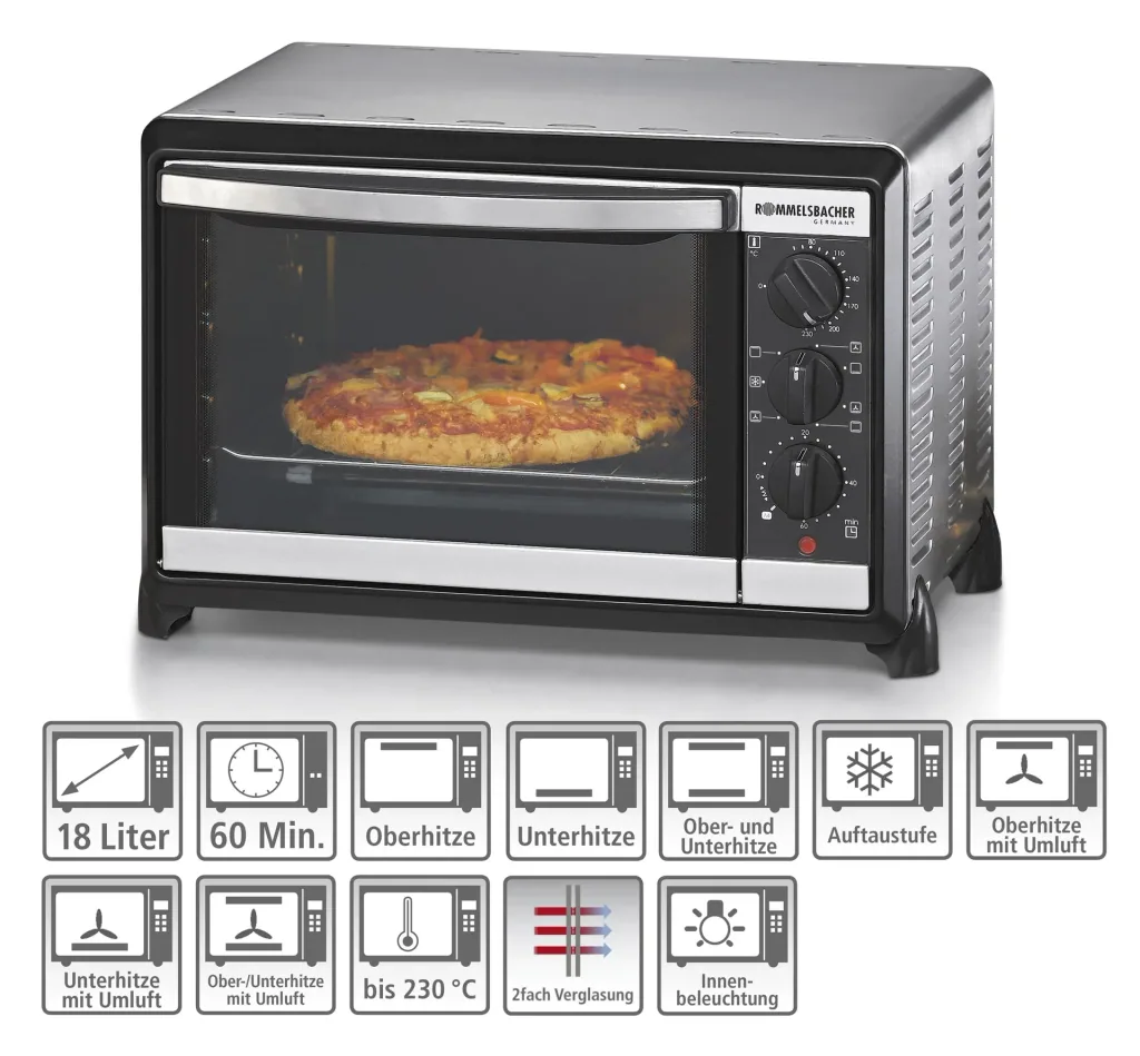 Small oven BG 1055/E "stainless steel", with convection