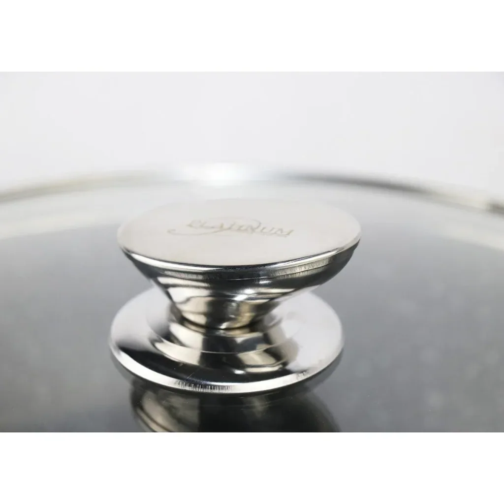 Cooking pot - with lid - 28 cm - copper