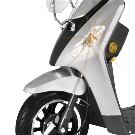 3-wheel electric vehicle Bologna 25 km/h black including wind and weather protection