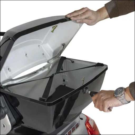 3-wheel electric vehicle Bologna 25 km/h black including wind and weather protection
