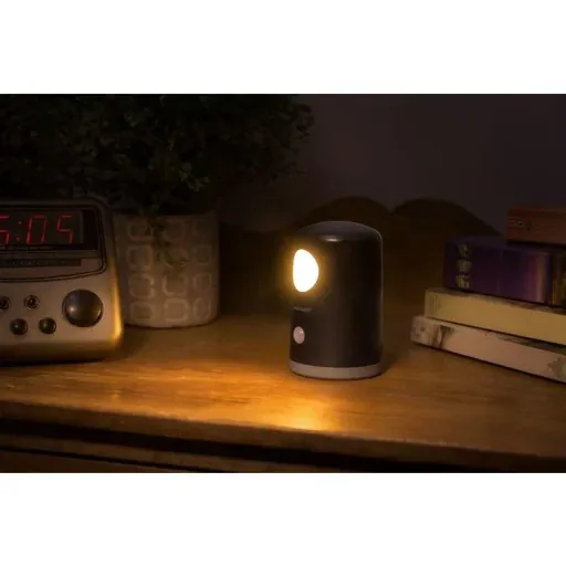 LED night light black with motion detector MB750 20 lumens IP44