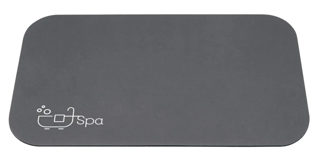 Super-absorbent bath mat Spa, 40 x 60 cm dark grey