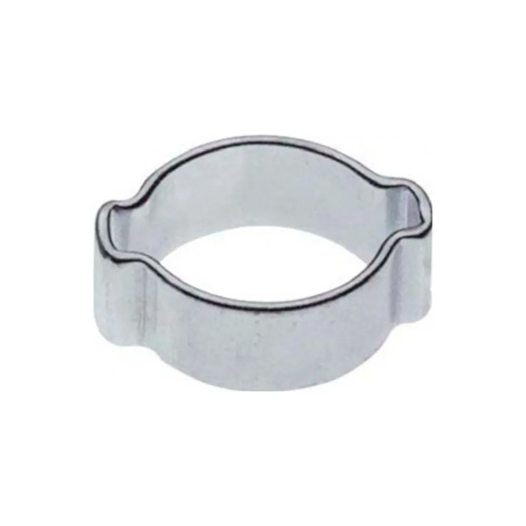 Slangklem - 2-oor 7mm, verzinkt, 100 stuks