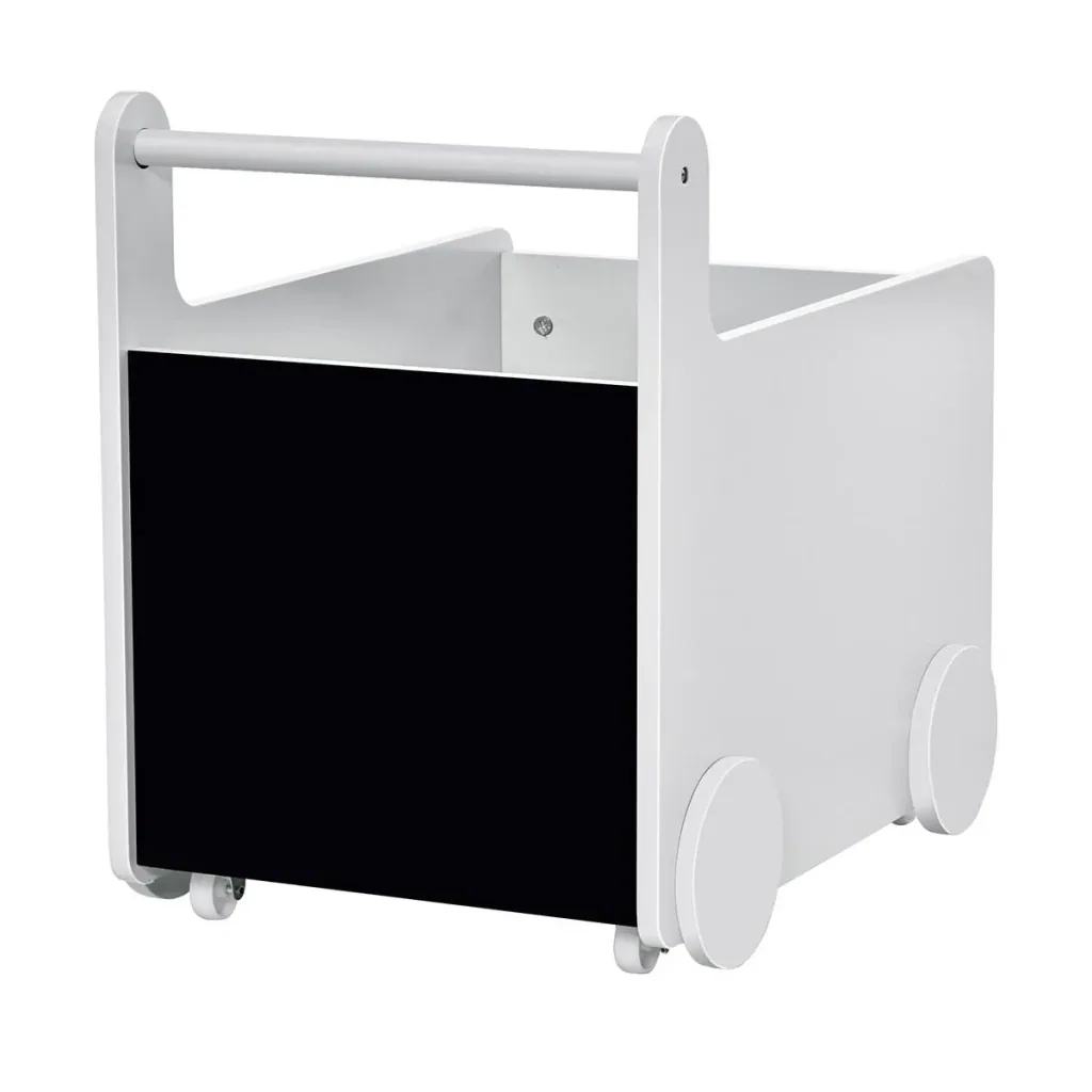 2-in-1 baby walker storage box baby walker toy box with wheels handle book box storage basket for