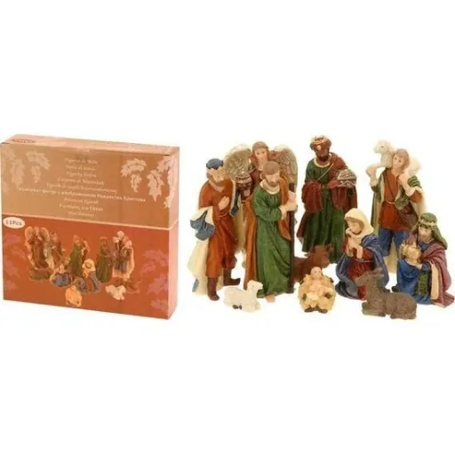 Nativity figures - 11 pieces - Polystone