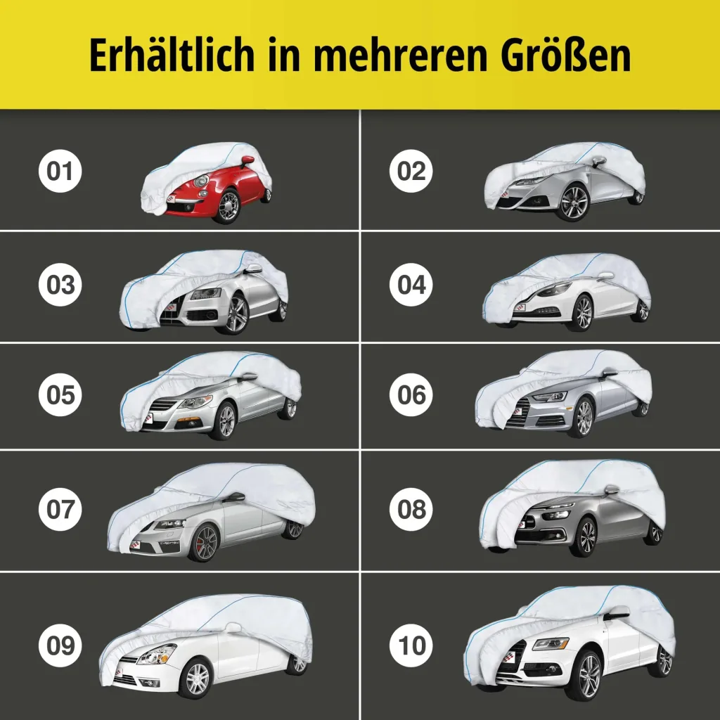 Car cover Sun Reflect - Size 7 - 488x176x148cm - 112g/m² - PES coated