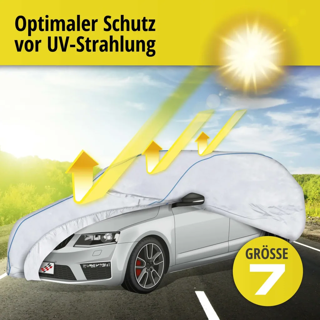 Car cover Sun Reflect - Size 7 - 488x176x148cm - 112g/m² - PES coated