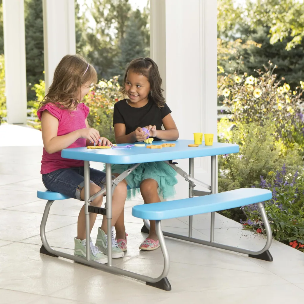 Lifetime Kinder Picknicktafel blauw