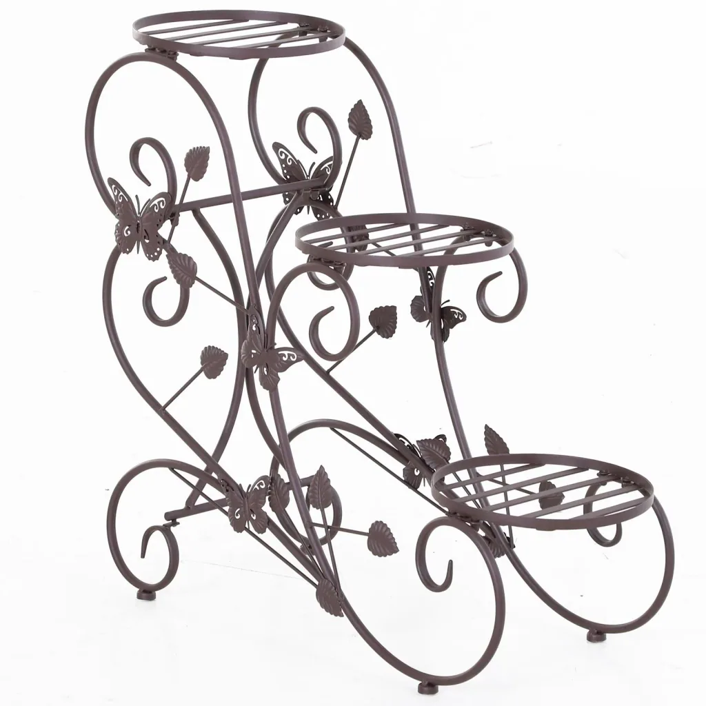 Three-tiered flower stand