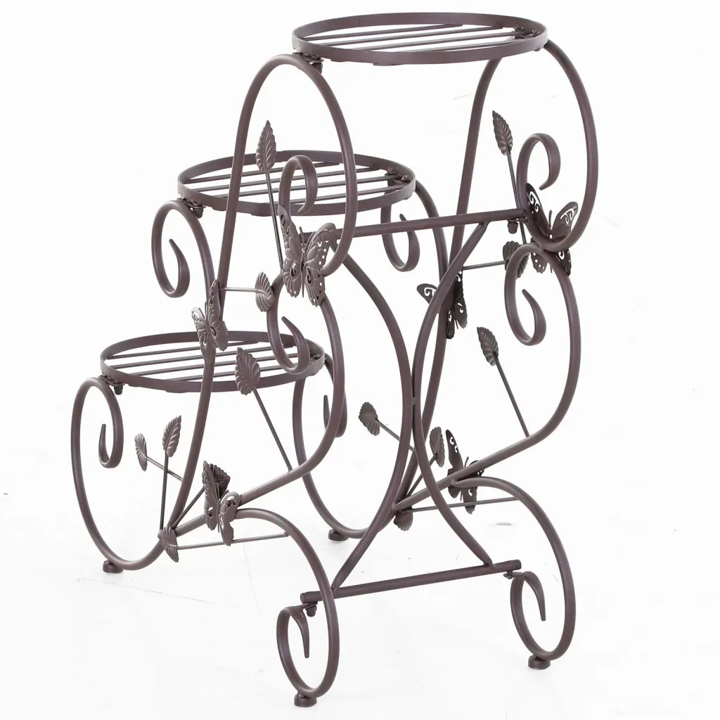 Three-tiered flower stand