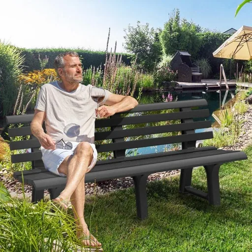 Orchidea garden bench anthracite 145x49x74 cm