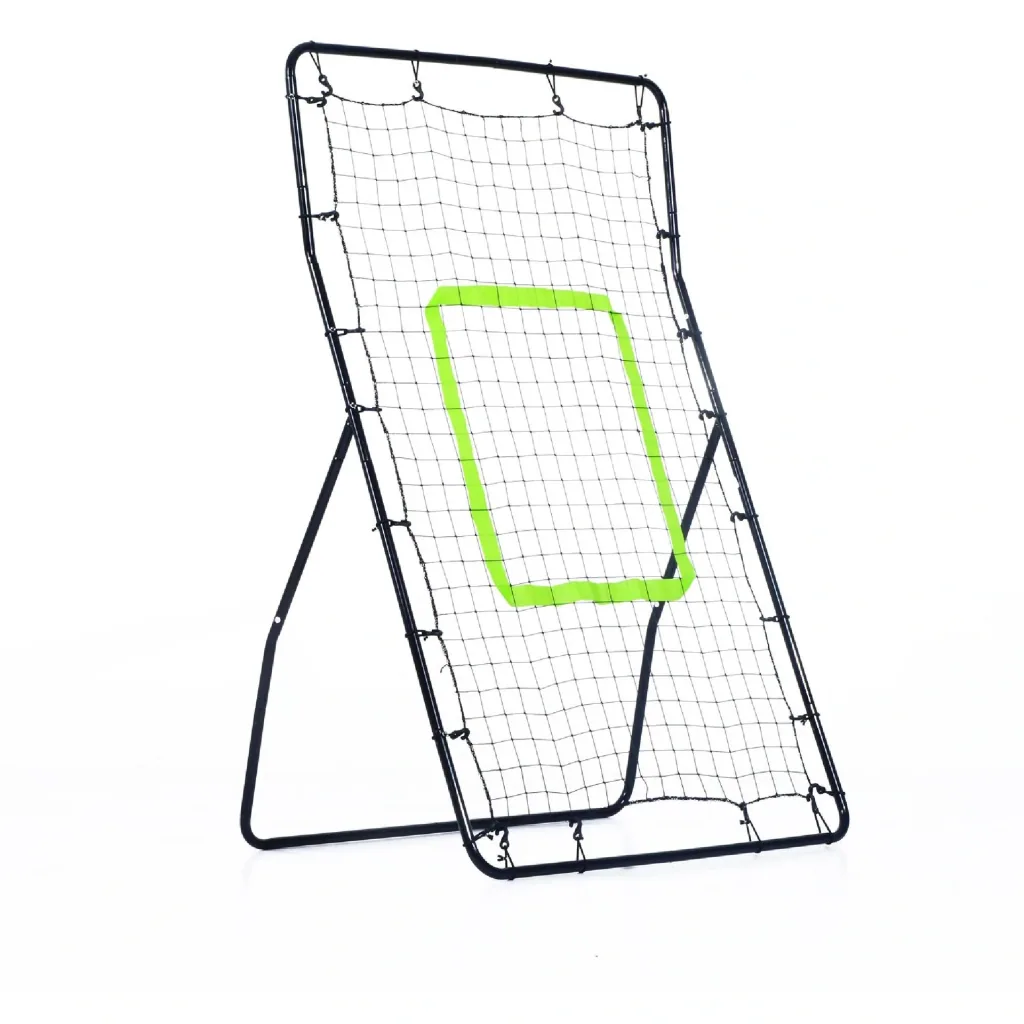 Kickback Soccer Rebounder Goal Net Steel 75x126cm Black