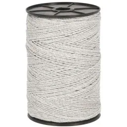 Classic fence wire 500M white, 6X 0.20 stainless steel