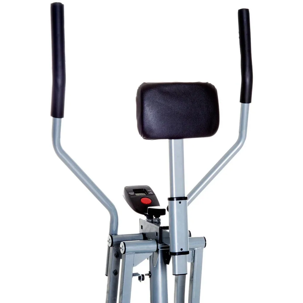 Cross trainer with LCD display