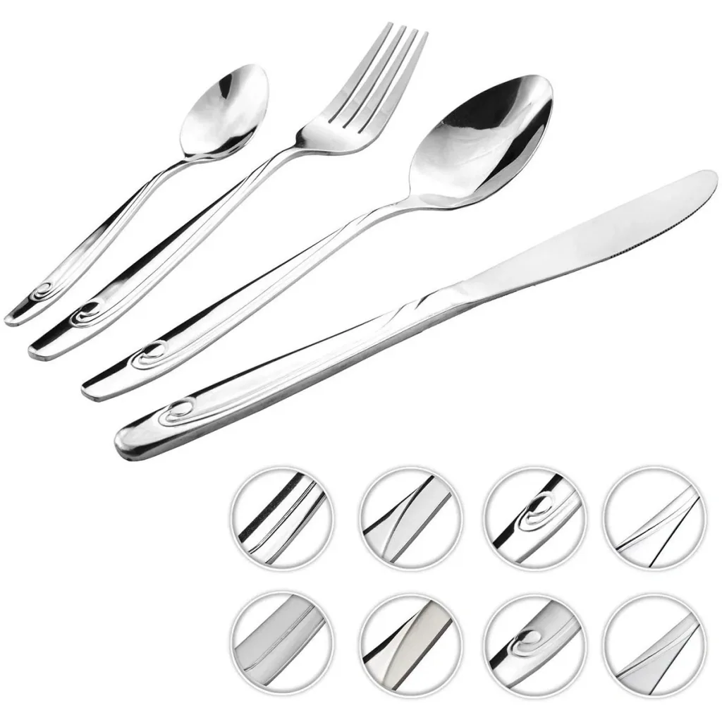 Cheffinger cutlery - 30 pieces - stainless steel