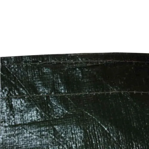 Ronde afdekzeil 210g/m², waterdicht, UV-bestendig, scheurbestendig, groen, 5 meter (19,64m²)