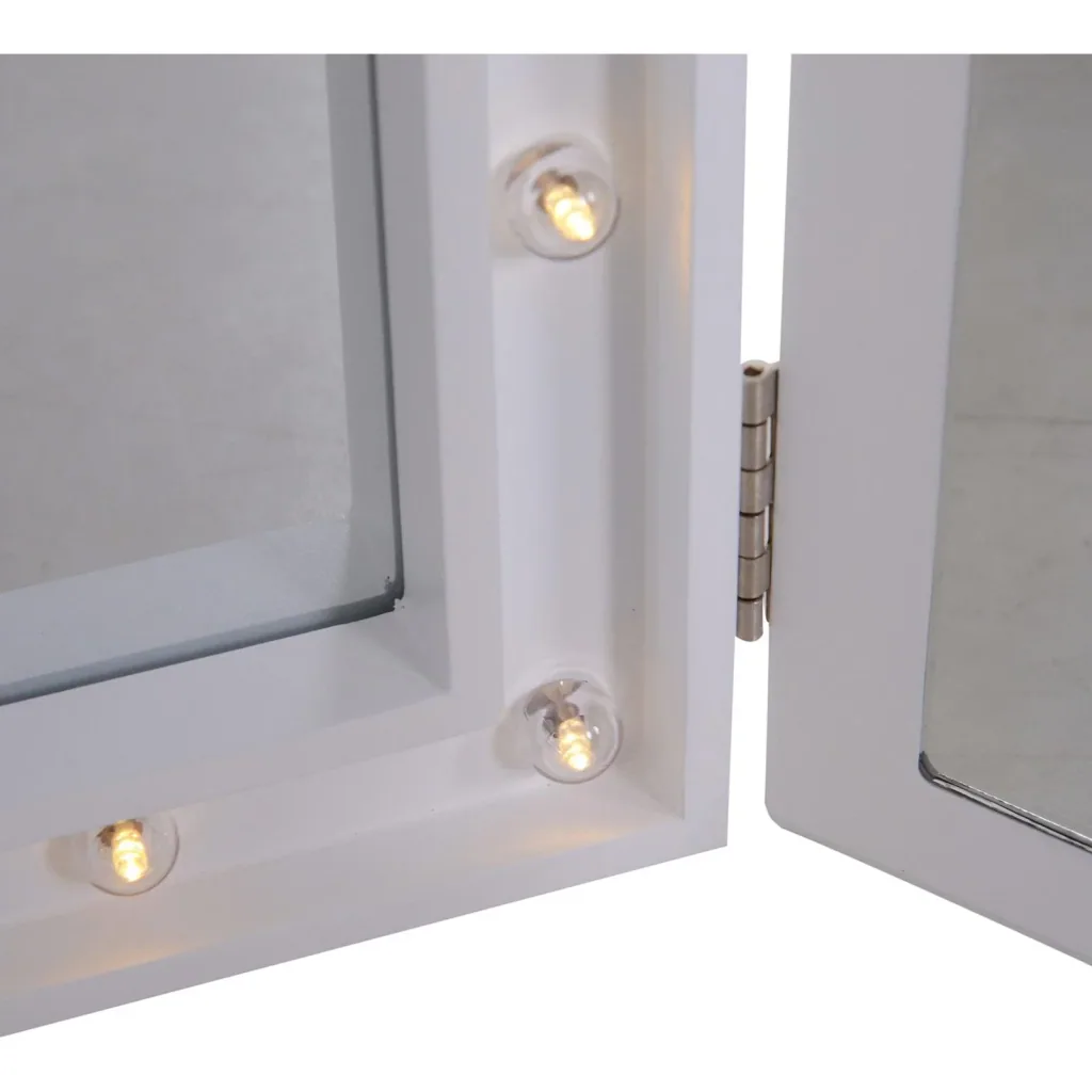 LED cosmetic mirror freestanding