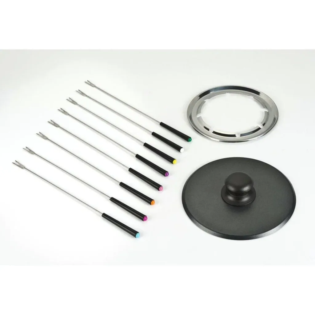 Classic Deluxe - Electric Fondue Pot - 8 Fondue Forks