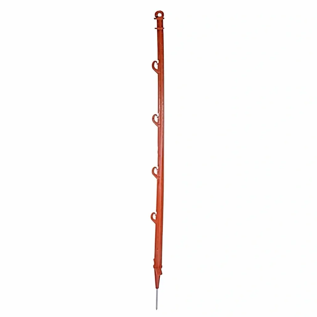 Pasture fence post, orange, 100 cm, 25 pieces