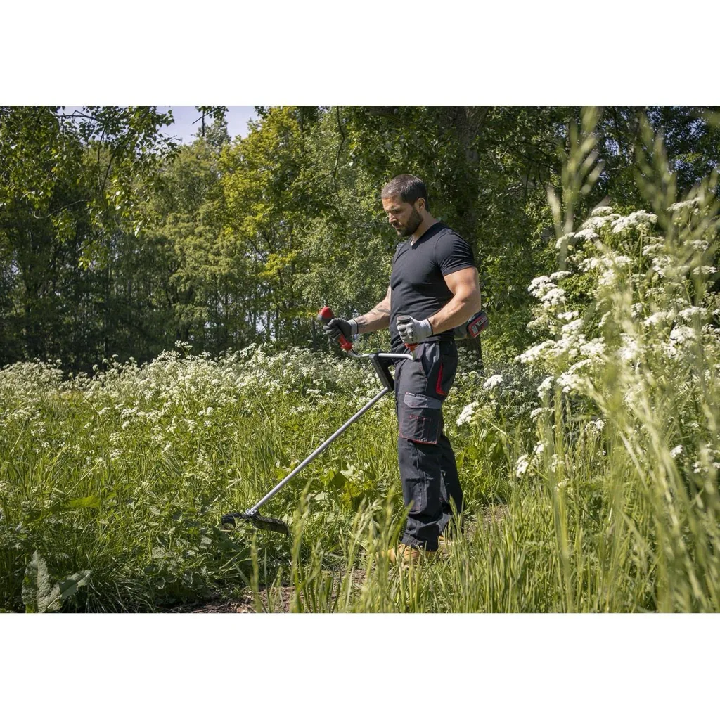 Grass trimmer with handles + 5.0 battery & quick charger 40V
