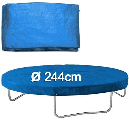 Trampoline cover blue Ø244cm