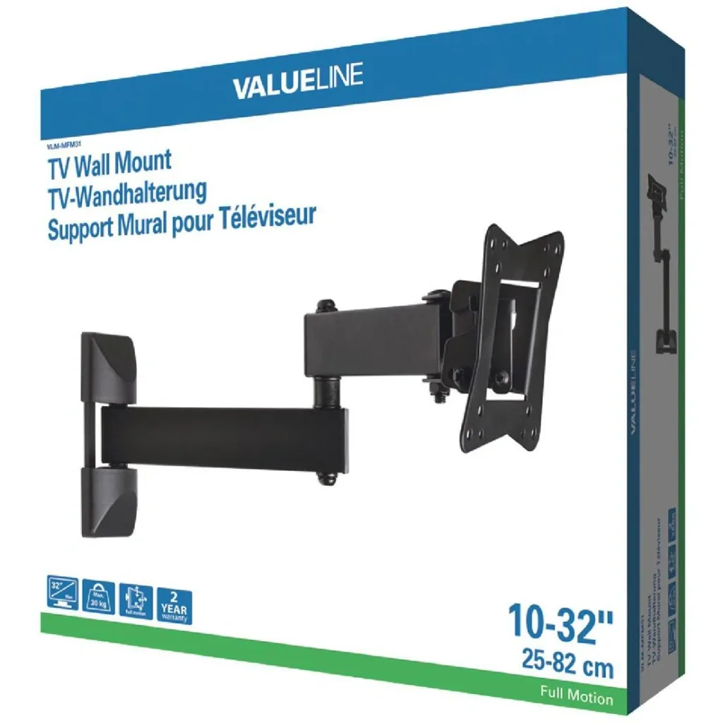 TV wall mount fully movable 10 - 32 " 30 kg