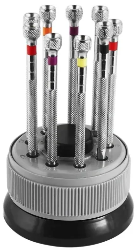 Screwdriver set with replacement blades