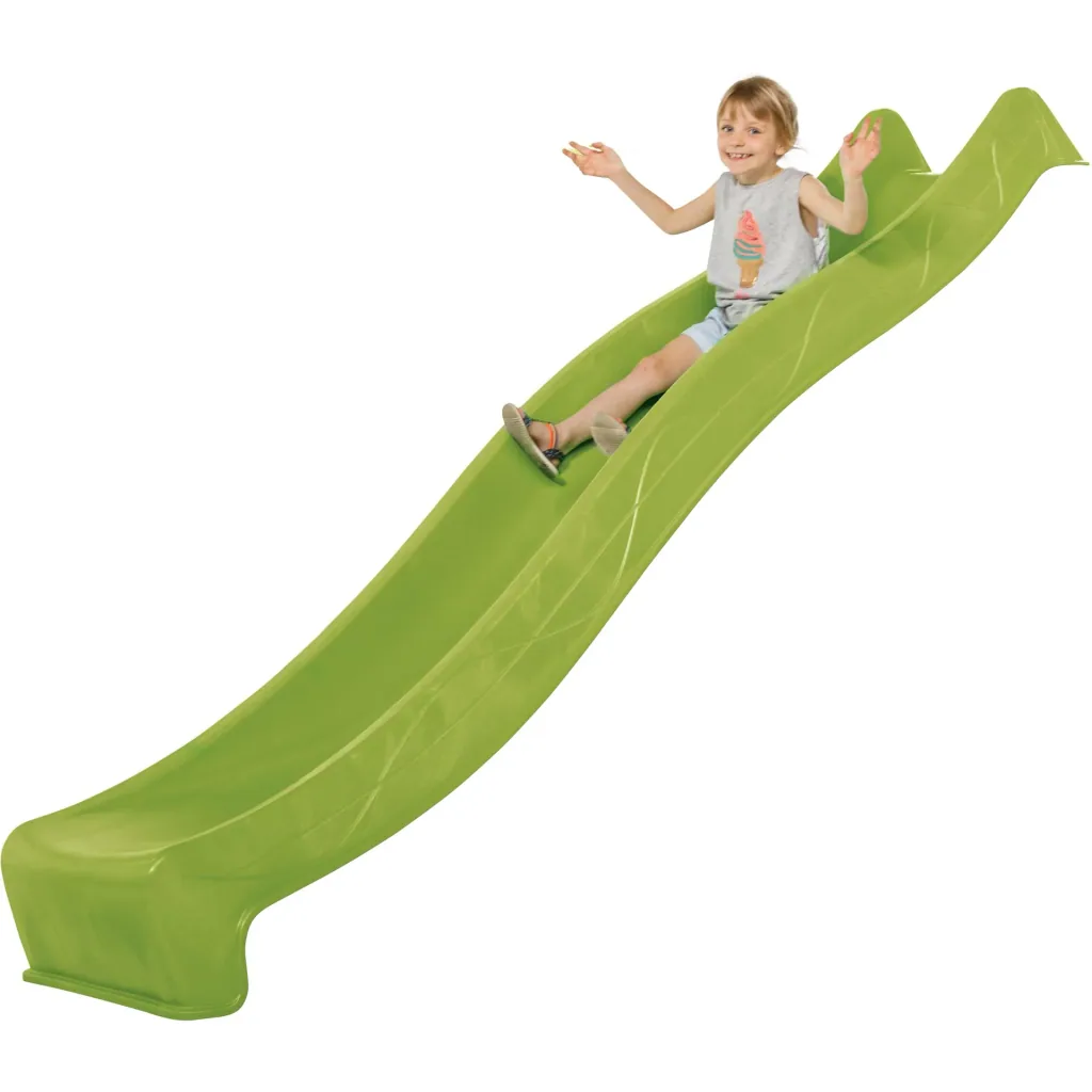 Sky230 slide with water connection lime green - 228 cm