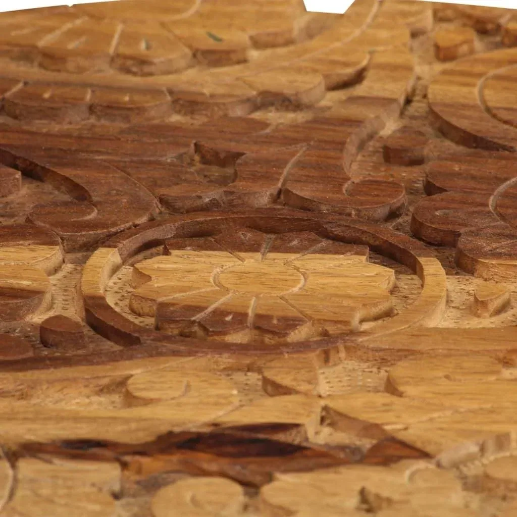 Coffee tables 2 pieces made of solid sheesham wood