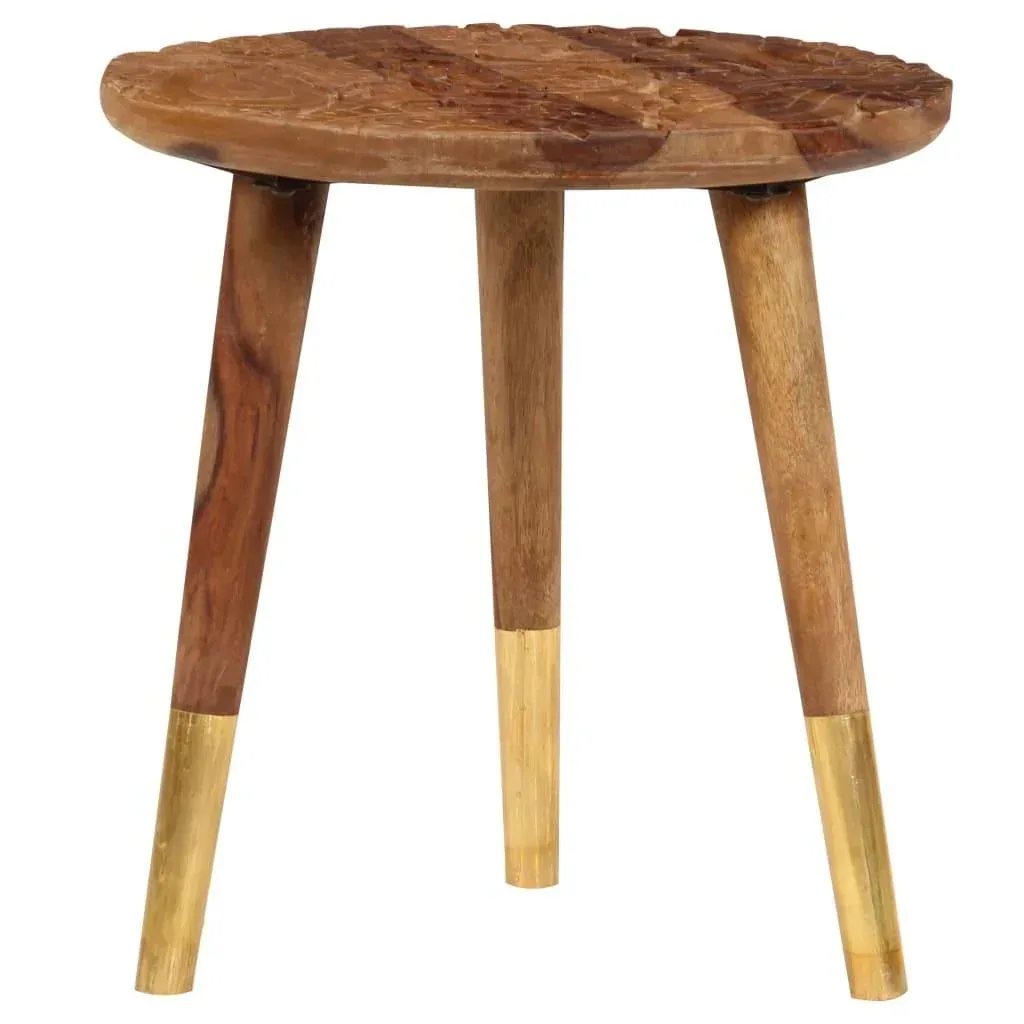 Coffee tables 2 pieces made of solid sheesham wood