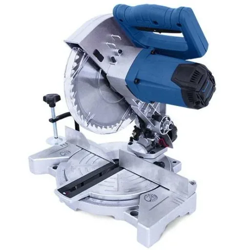 Mitre saw with - universal - laser function - 1100W - Ø210 x Ø30mm - foldable steel frame