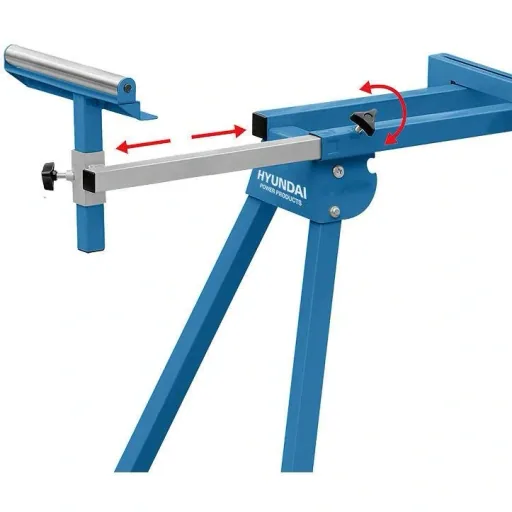 Mitre saw with - universal - laser function - 1100W - Ø210 x Ø30mm - foldable steel frame