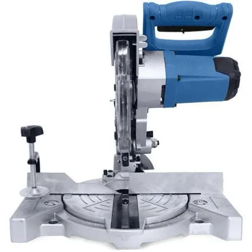 Mitre saw with - universal - laser function - 1100W - Ø210 x Ø30mm - foldable steel frame