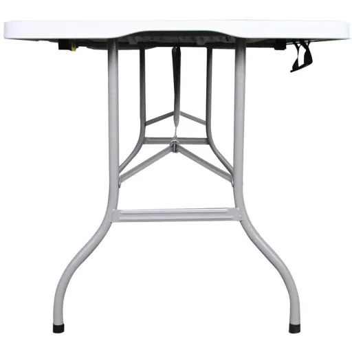 Camping table - folding table - 180 cm - white