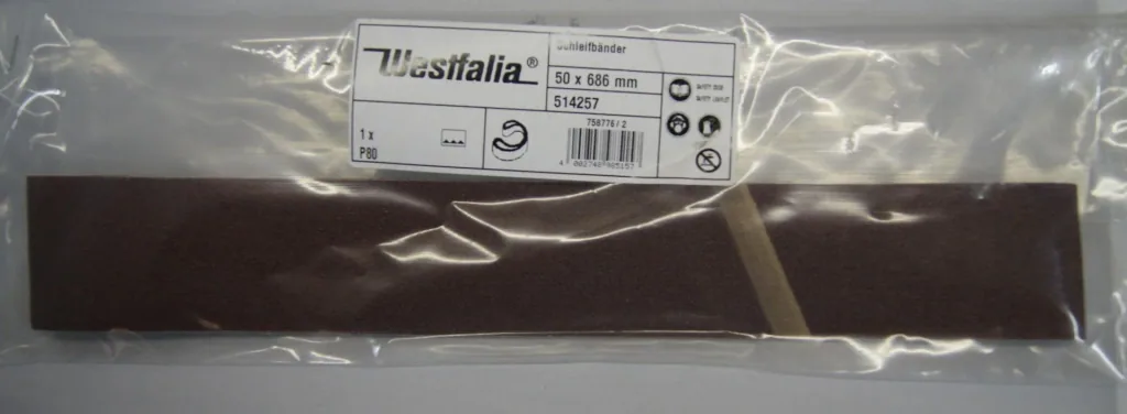 Replacement sanding belt, medium