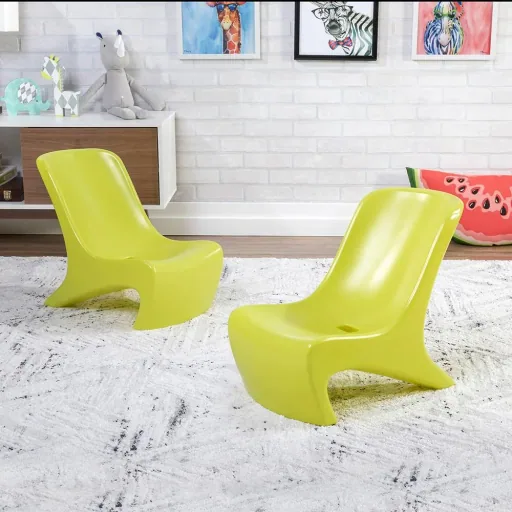 Junior Chic 2-piece chair set lime