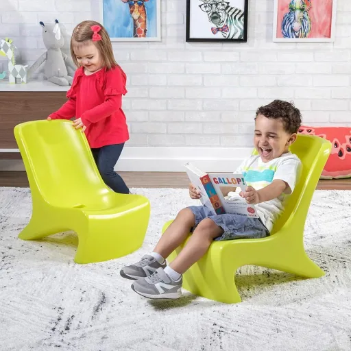 Junior Chic 2-piece chair set lime