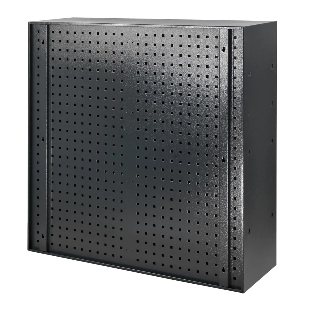 Wall cabinet with 2 doors and perforated panel