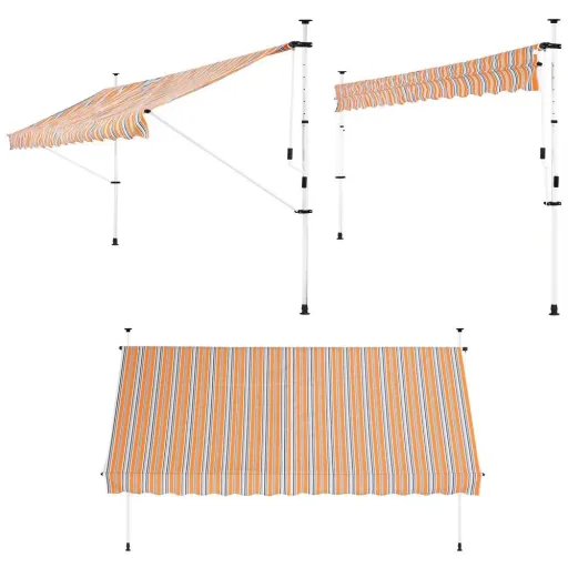 Klem awning yellow/blue 350cm