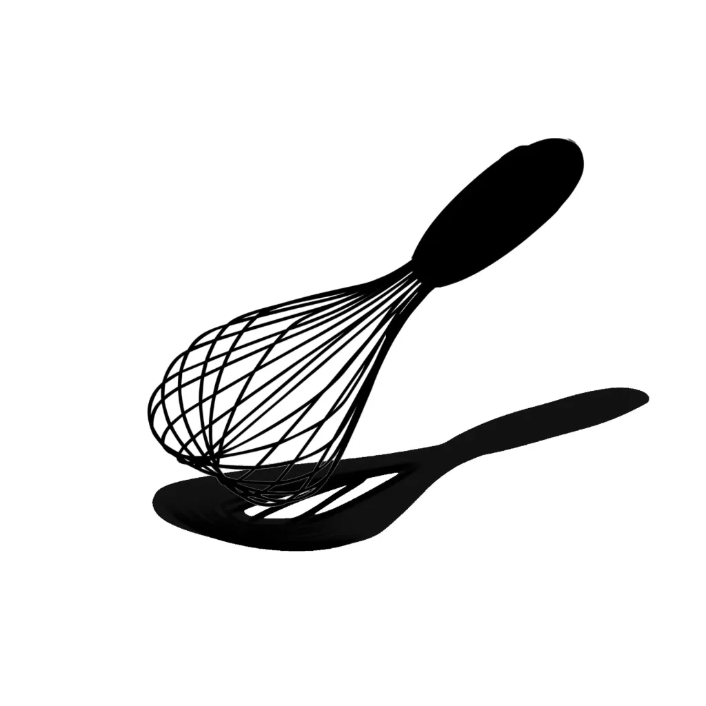 Whisk with folding function "Flisk", stainless steel