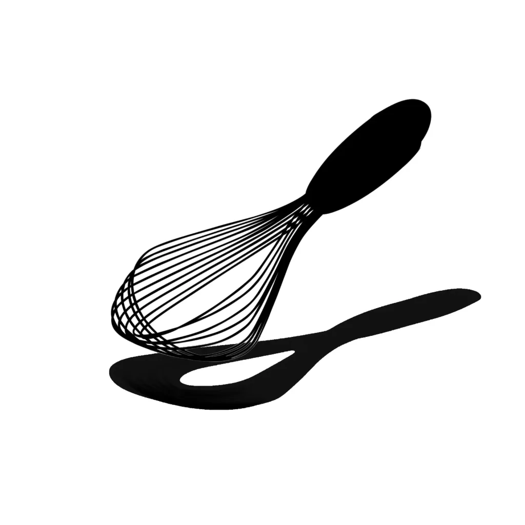 Whisk with folding function "Flisk", stainless steel