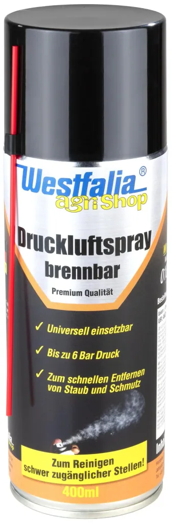 Compressed air spray, 400 ml