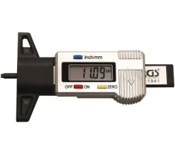 Digital tire tread caliper, 0 - 28mm