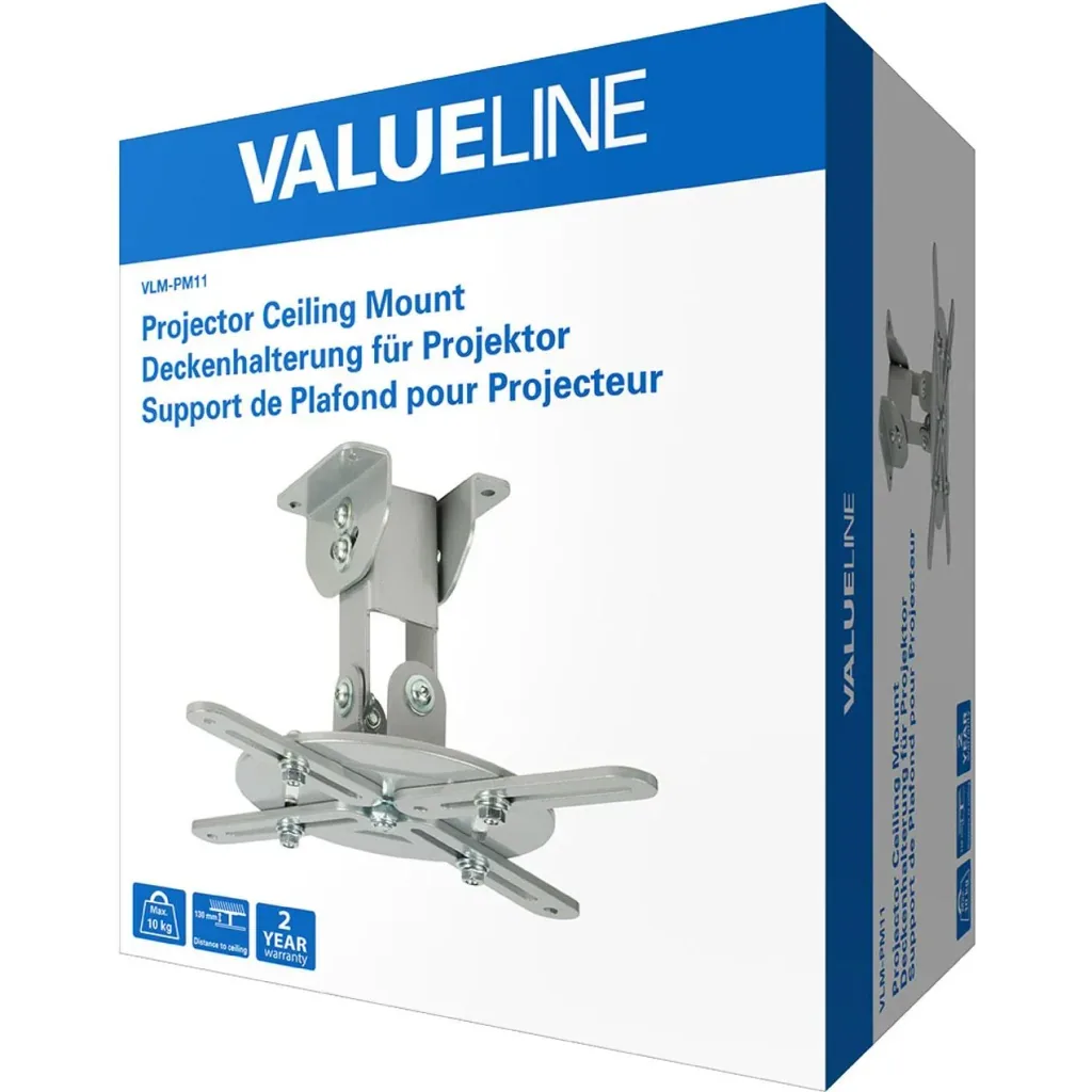 Projector ceiling mount fully movable 10 kg silver