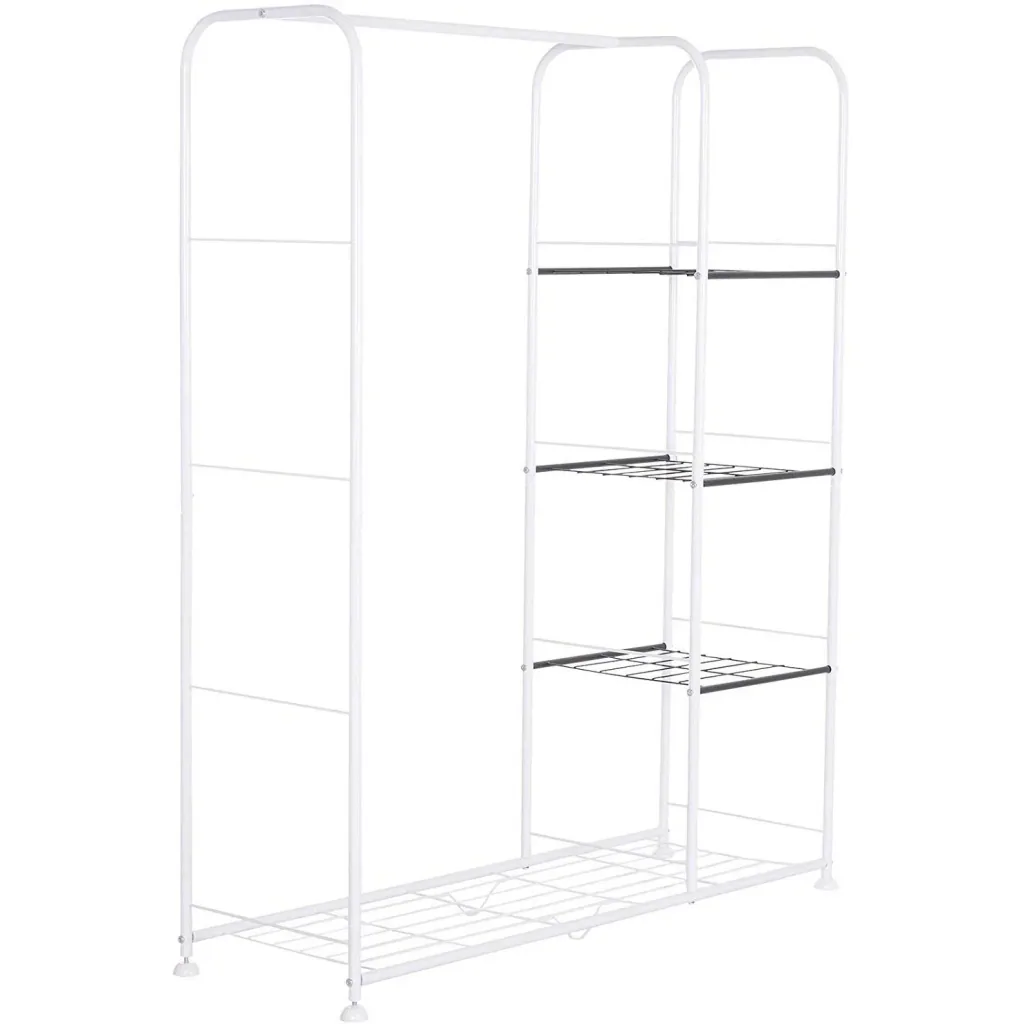 Coat rack with shelf
