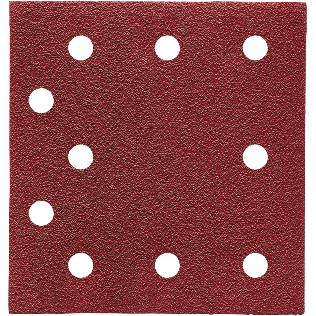 Sandpaper 107 x 115 mm, K80 (10 pieces)