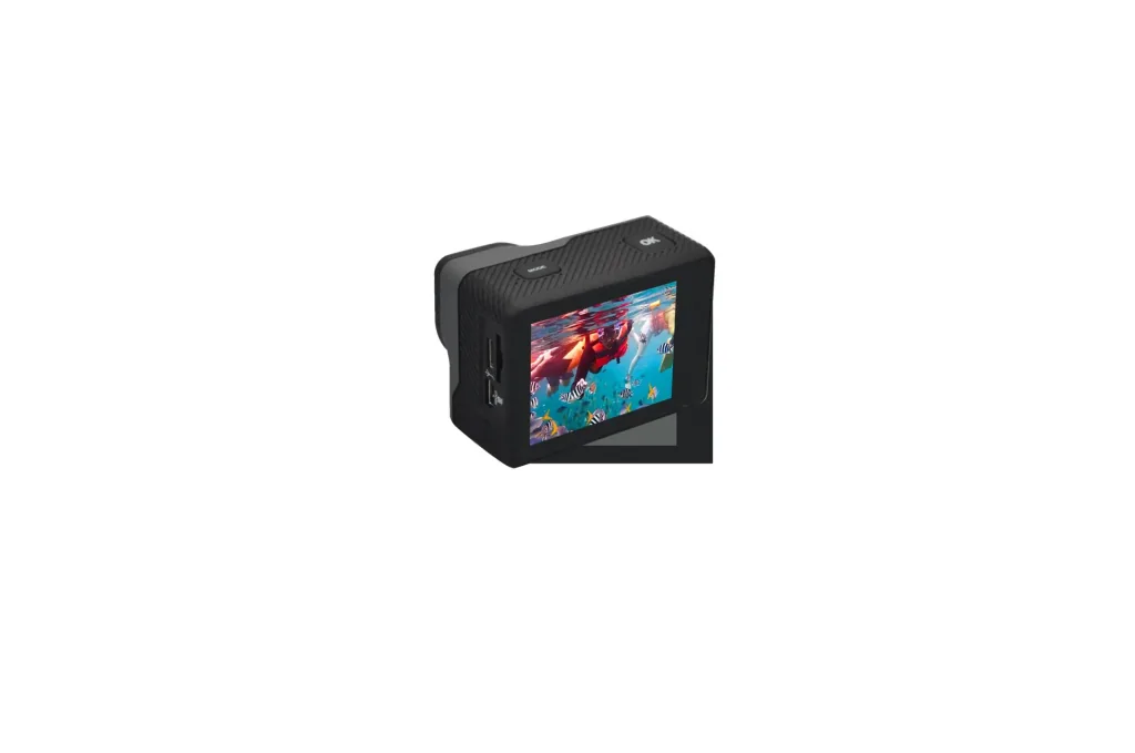 4K action cam with WiFi, slow motion and time-lapse function