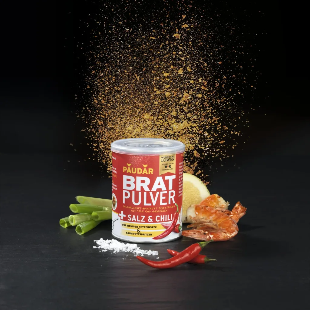 Vegetable frying fat powder, “PAUDAR”, with chili and salt, 175 g